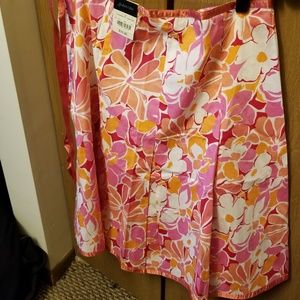 St John's Bay size 16 stretch multi color skirt